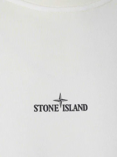 Stone Island Crew Neck Sweatshirt In Neutral
