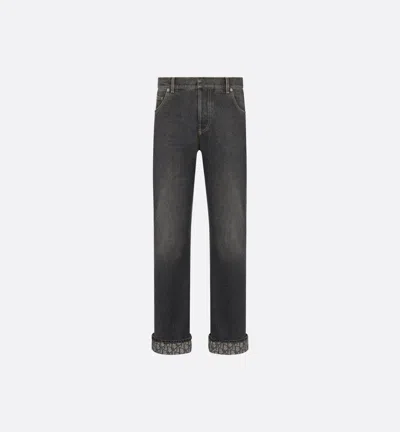 Dior Denim Pants Clothing In Black