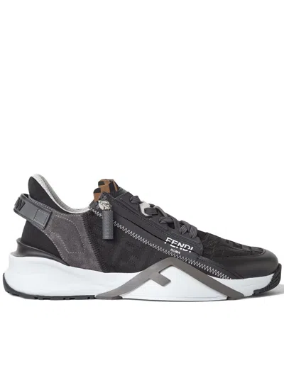Fendi Men Flusso Di Scarpe Da Ginnastica In Black