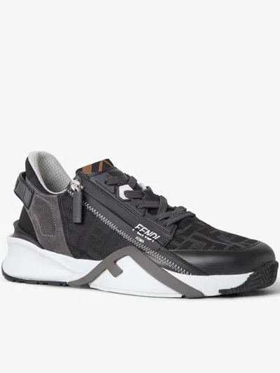 Fendi Men Flusso Di Scarpe Da Ginnastica In Black