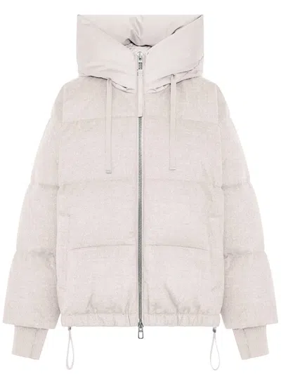 Duno Short Parka Clothing In White