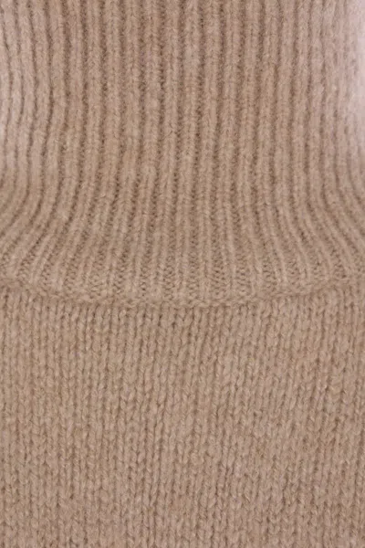 Dušan Turtleneck Ribbed-hem Sweater In Brown