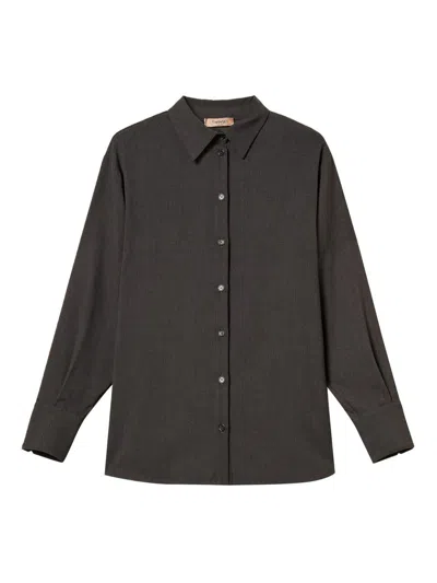 Twinset Button-down Shirt In Black