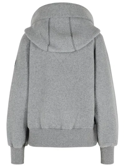 Canada Goose Grey Recycled Wool Blend Jacket Women In Gray