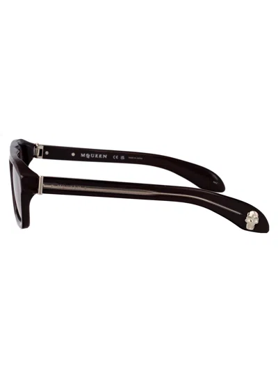 Alexander Mcqueen Alexander Mc Queen Aviator Sunglasses Am0505 S 004 In Black