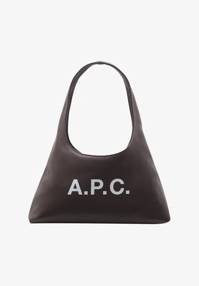 Apc A.p.c. Baby Ninon Shoulder Bag - Synthetic - Brown In Brown