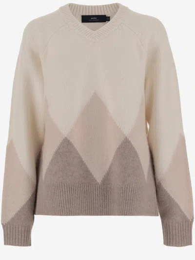 Arch4 Diamond-pattern Cashmere Sweater