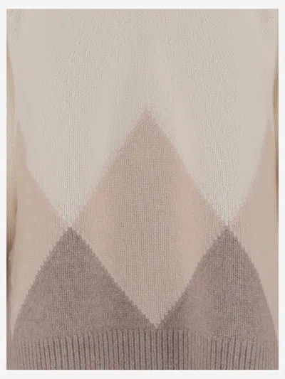 Arch4 Diamond-pattern Cashmere Sweater