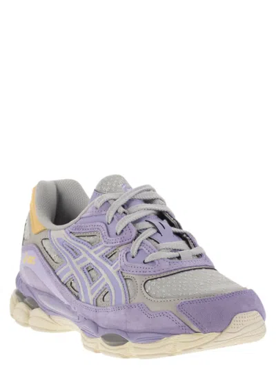 Asics Gel-nyc Panelled Sneakers In Purple