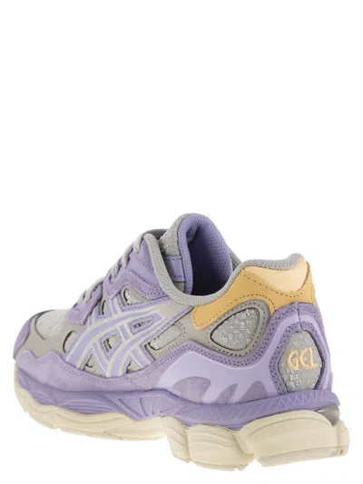 Asics Gel-nyc Panelled Sneakers In Purple