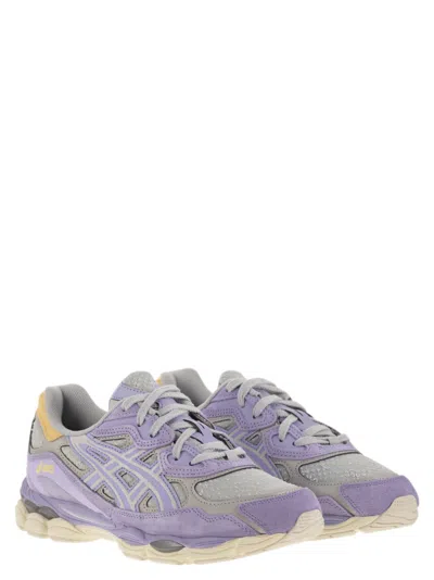 Asics Gel-nyc Panelled Sneakers In Purple