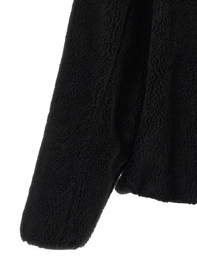 Kenzo Logo-patch Zip-up Jacket In Black