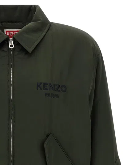 Kenzo "boke Flower" Padded Jacket In Green