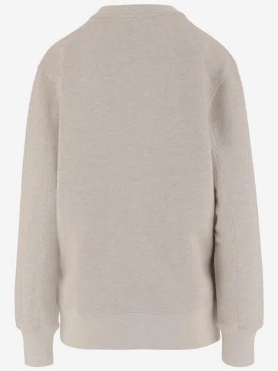 Autry X Maison Kitsune Cotton Sweatshirt In Gray
