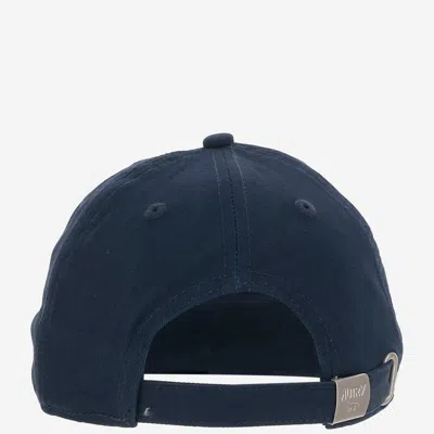 Autry Maison Kitsune Patch Baseball Cap In Blue