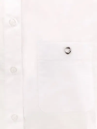 Coperni Cotton Shirt With Pointed Collar And Pocket