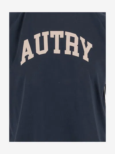 Autry College Raglan-sleeve T-shirt In Blue