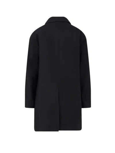 Paltò Cantuccio Felt Wool Coat With Padded Lining In Black