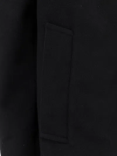 Paltò Cantuccio Felt Wool Coat With Padded Lining In Black