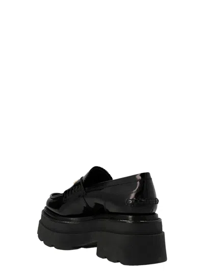 Alexander Wang Carter Patent-leather Platform Loafers