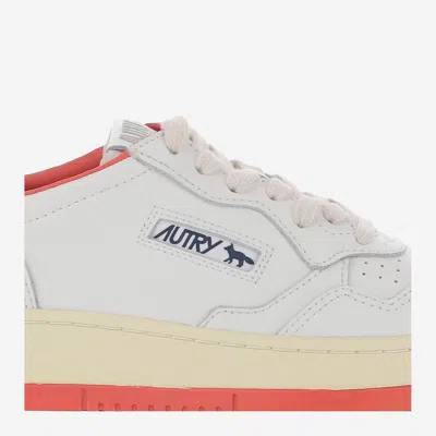 Autry Medalist Low Kitsune Wht Red In White