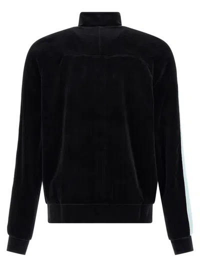 Casablanca High Collar Sweatshirt Featuring Contrast Panels In Black