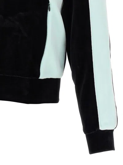 Casablanca High Collar Sweatshirt Featuring Contrast Panels In Black