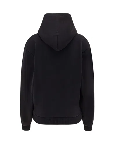 Coperni Graphic Print Hooded Cotton Sweatshirt