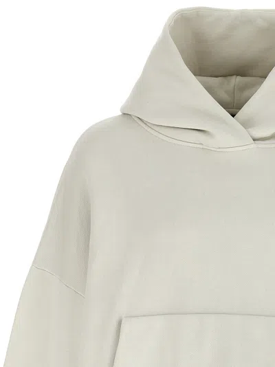 Entire Studios Cotton Hoodie Sweatshirt Beige In Gray