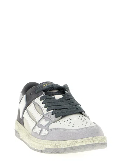 Amiri Distressed Low Top Sneakers With Skeleton Detail
