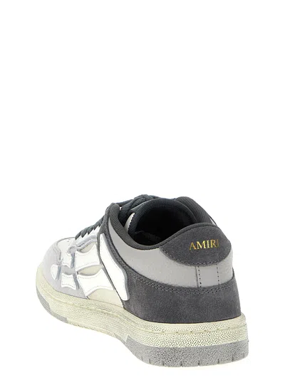Amiri Distressed Low Top Sneakers With Skeleton Detail