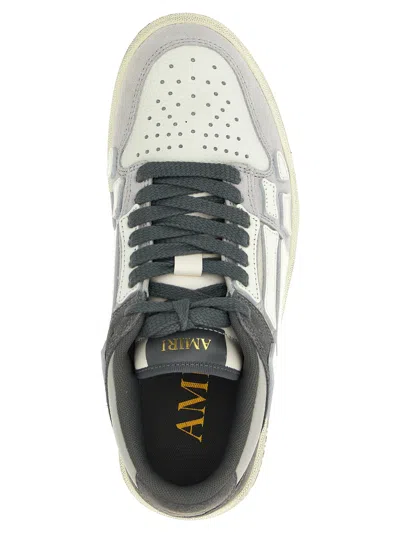 Amiri Distressed Low Top Sneakers With Skeleton Detail