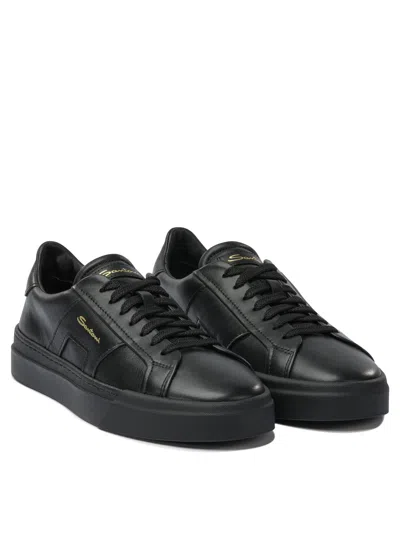 Santoni Double Strap Low-top Sneakers