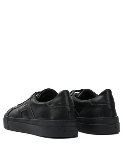 Santoni Double Strap Low-top Sneakers
