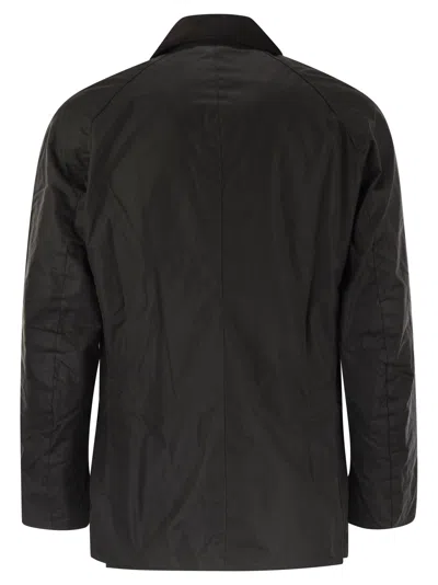 Barbour Casual Jacket With Long Sleeves And Collared Design In Gold