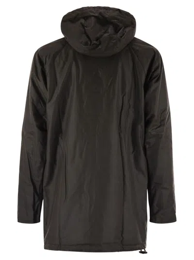 Barbour Bedale Waxed Parka In Brown