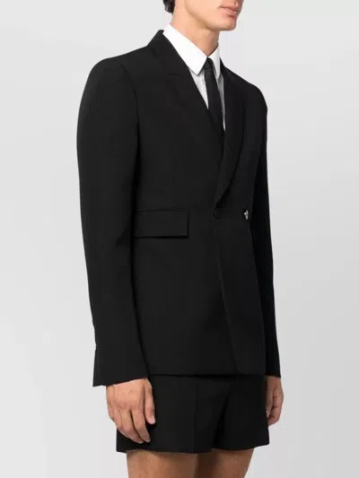 Sapio Long Jacket Back Vent In Black