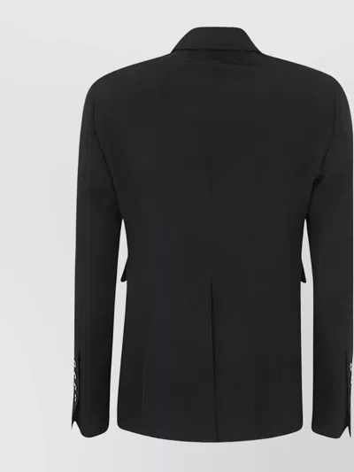 Sapio Long Jacket Back Vent In Black