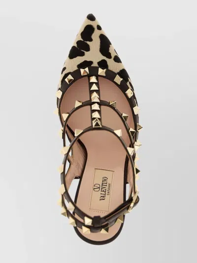 Valentino Rockstud Pumps In Animal Print In Animal Print