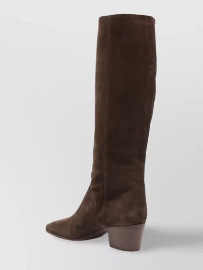 Casadei "beat" Renna Cocoa Boots In Brown