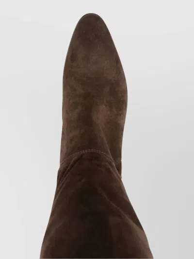 Casadei "beat" Renna Cocoa Boots In Brown