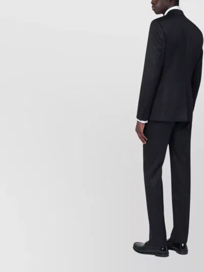 Lardini Wool Suit Single Breasted In Black