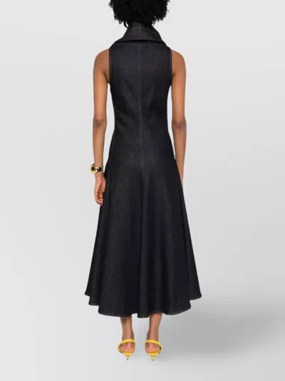 Jacquemus Sleeveless A-line Dress In Blue