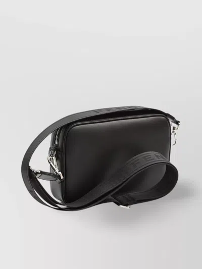 Fendi Adjustable Detachable Shoulder Strap Camera Case In Black