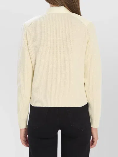 Moncler Padded Cardigan Sweaters And Cardigans White In Neutral