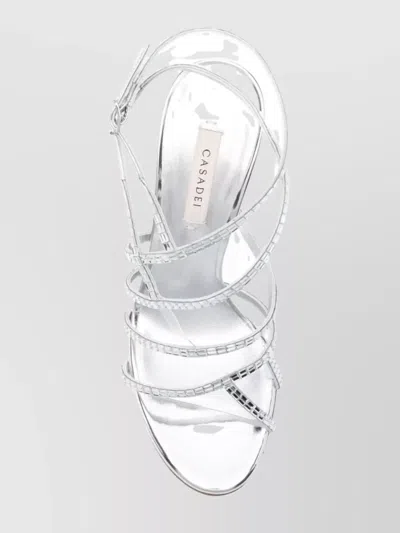 Casadei "julia" Starlway Interstellar Sandal T.100 In Silver