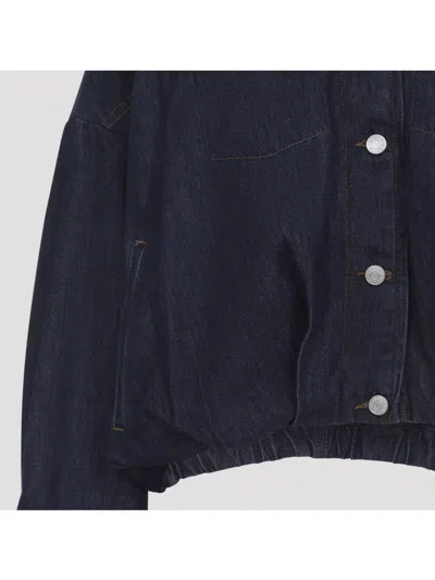 Dries Van Noten Cotton Denim Vesto Jacket In Blue