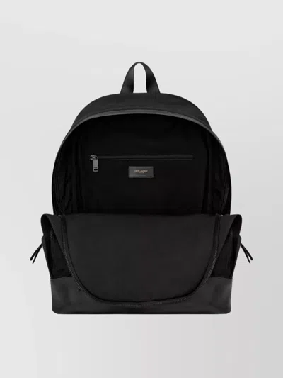 Saint Laurent Versatile Backpack Featuring Adjustable Straps In Black