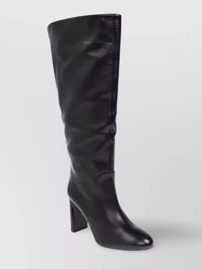 Stuart Weitzman Nappa Leather Knee-high Babette Boots In Black