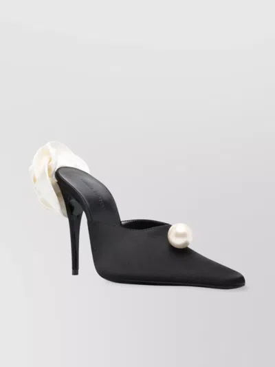 Magda Butrym Synthetic Fibers Mules In Black